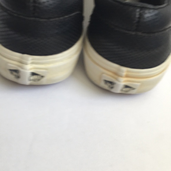 Vans off the wall leather suede loafers slip ons - Picture 8 of 9